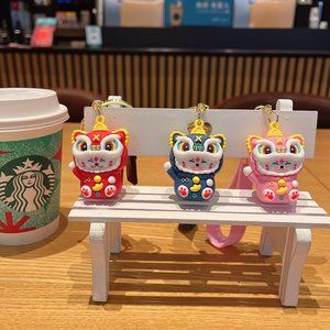 New unused Charm Cat Key pendant